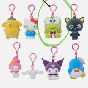 ISO - Keroppi Flocked Hanger/Bag Clip. Not for sale.